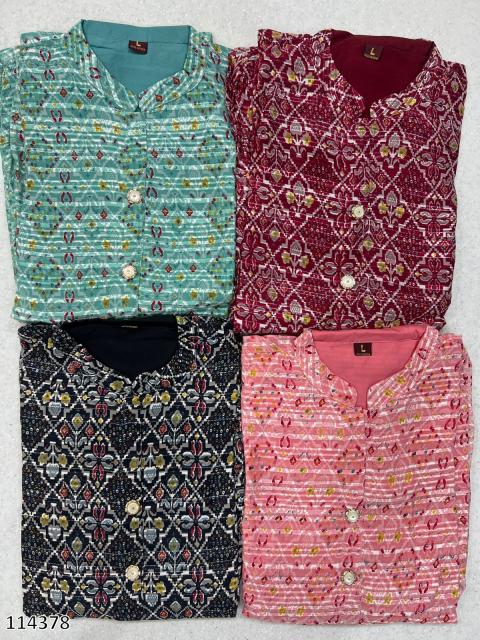 Aqua Bloom Printed Long Gown – Premium Rayon Frill Maxi Dress for Women