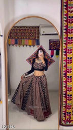 Navratri Printed Exclusive Full Stitched Lehenga Choli – Dance the Night Away in Style