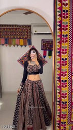 Navratri Printed Exclusive Full Stitched Lehenga Choli – Dance the Night Away in Style