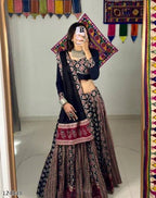Navratri Printed Exclusive Full Stitched Lehenga Choli – Dance the Night Away in Style