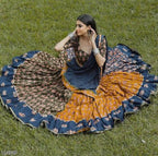 Navratri Printed Exclusive Full Stitched Lehenga Choli – Celebrate in Style  Product Description: