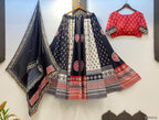 Navratri Season Printed Polly Reyon Full Stitched Lehenga Choli