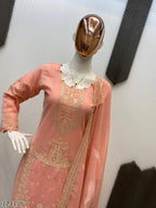 Premium Embroidered Designer Plazo Suit Set – Elegant Party & Festive Wear