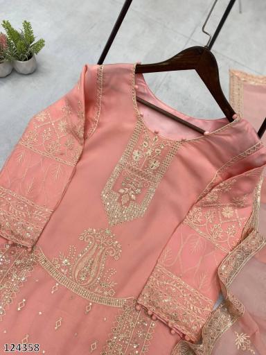 Premium Embroidered Designer Plazo Suit Set – Elegant Party & Festive Wear