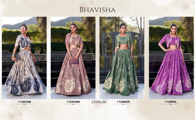 Royal Mauve Floral Printed Designer Lehenga Choli with Jacket – Elegant Festive & Wedding Wear Ensemble
