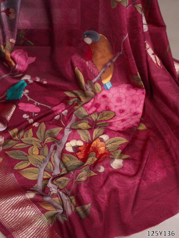 Vistara Tussar Elegance Saree
