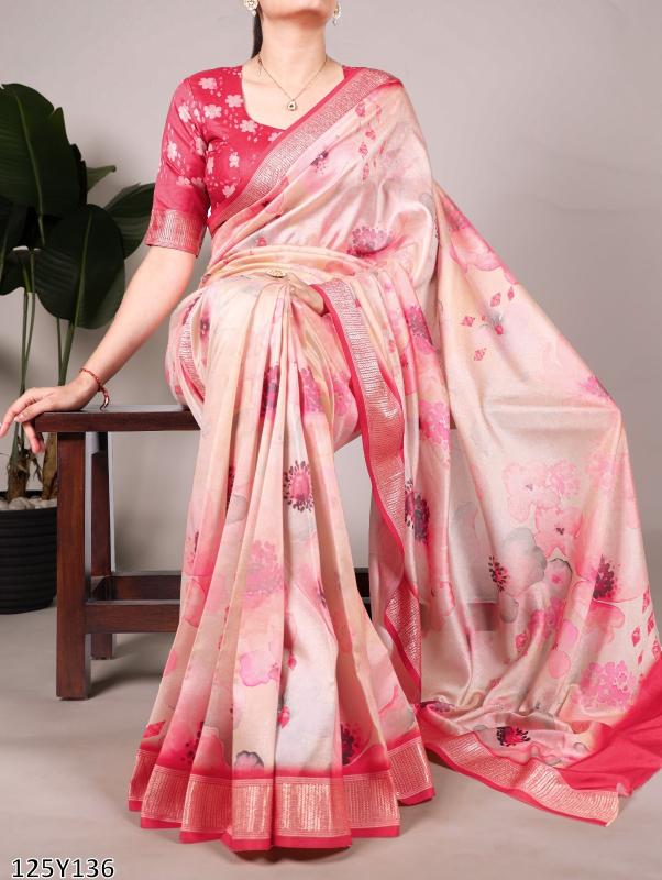 Vistara Tussar Elegance Saree