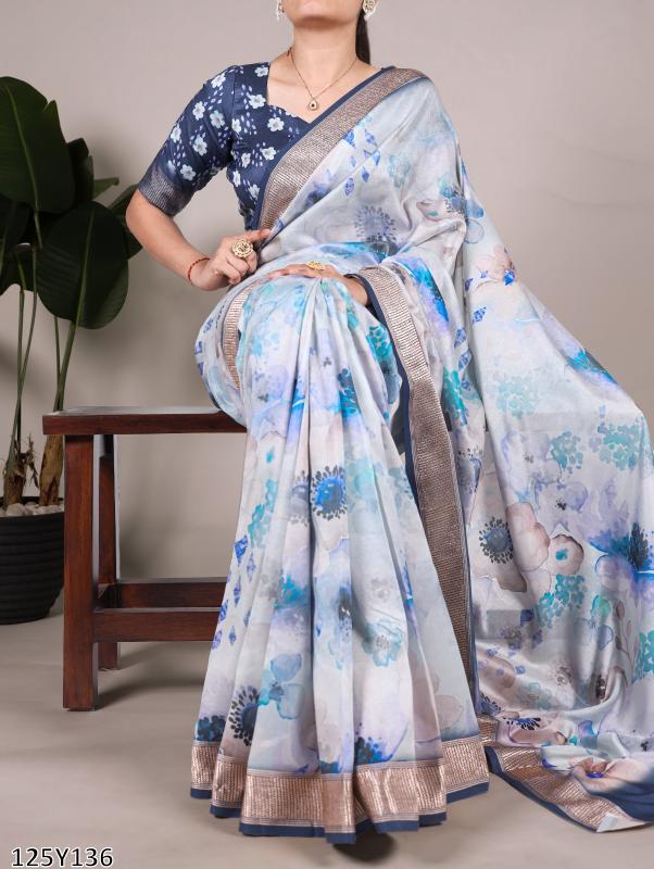 Vistara Tussar Elegance Saree