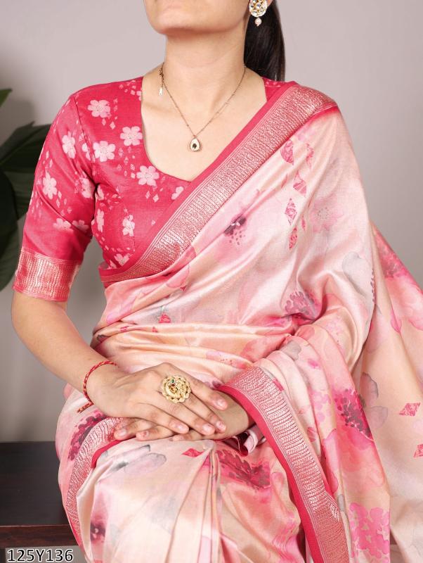 Vistara Tussar Elegance Saree