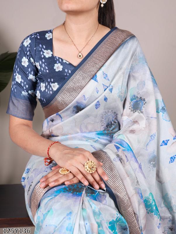 Vistara Tussar Elegance Saree