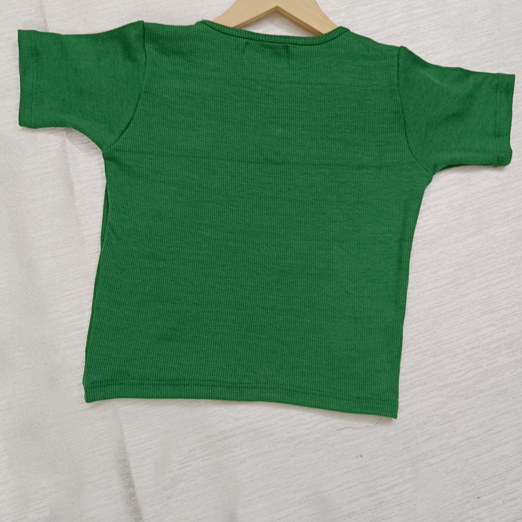 Trendy Heart Cut Ribbed Fitted Top for Women – Soft Stretchy Casual Wear