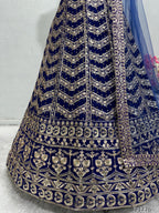 Royal Embroidered Sequence Bridal Lehenga Choli with Dupatta