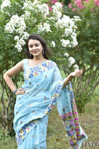 Jamdani Pure Cotton Weaving-Work Saree – Heritage Comfort Collection