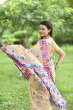 Jamdani Pure Cotton Weaving-Work Saree – Heritage Comfort Collection