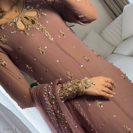 “Glamour Nights Party Top & Palazzo Dupatta Set – Pakistani Luxe Suit”