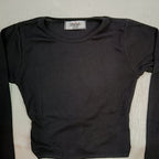 Ribbed Wrap-Tie Back Crop Top for Women – Chic, Stretchy & Ultra-Trendy Fit