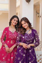 Diwali Radiance – Designer Festival Shrug, Palazzo & Choli 3-Piece Ensemble