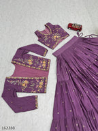 Designer Embroidered Lehenga Choli with Stylish Jacket | Premium Festive & Party Wear for Women