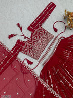 Royal Radiance Mirror Embroidered Wedding Lehenga Choli