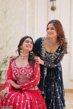 Royal Radiance Mirror Embroidered Wedding Lehenga Choli