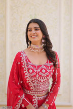 Royal Radiance Mirror Embroidered Wedding Lehenga Choli