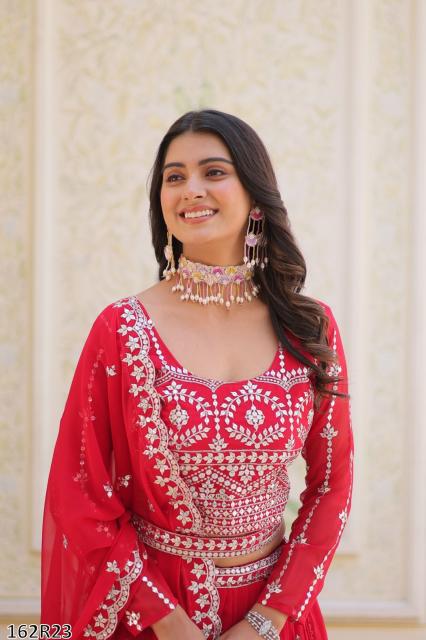 Royal Radiance Mirror Embroidered Wedding Lehenga Choli