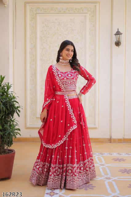 Royal Radiance Mirror Embroidered Wedding Lehenga Choli