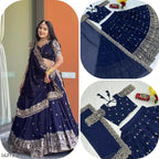 Royal Embroidered Designer Lehenga Choli with Dupatta | Wedding & Festive Collection for Women