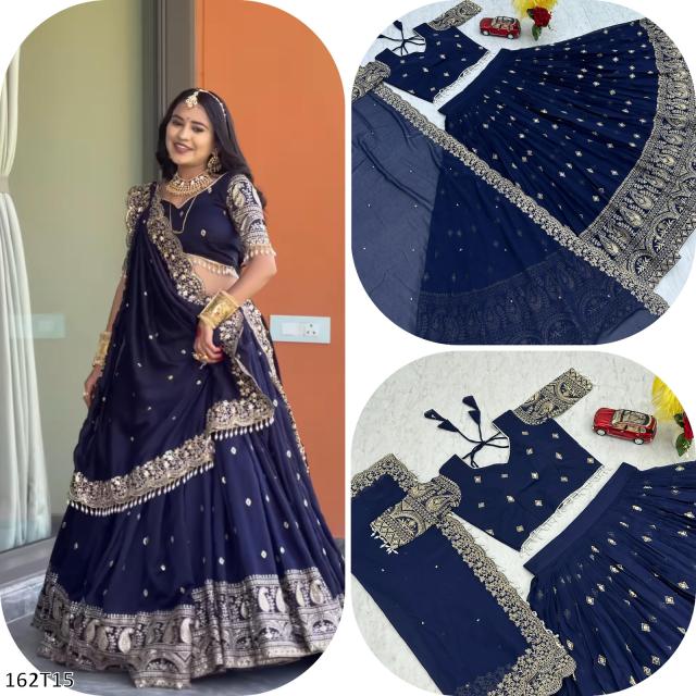 Royal Embroidered Designer Lehenga Choli with Dupatta | Wedding & Festive Collection for Women