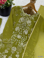 Elite Charm Embroidered Sharara Suit Set