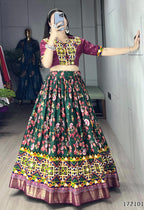 Festive Gamthi Work Ethnic Cordset – Fully Stitched, Vibrant Prints (Limited Edition)