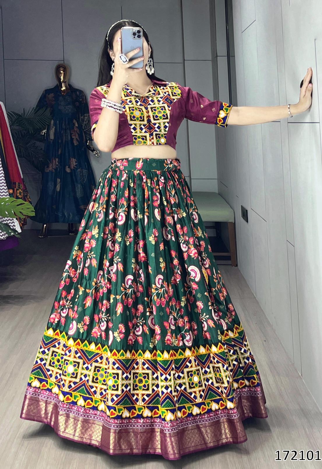 Festive Gamthi Work Ethnic Cordset – Fully Stitched, Vibrant Prints (Limited Edition)