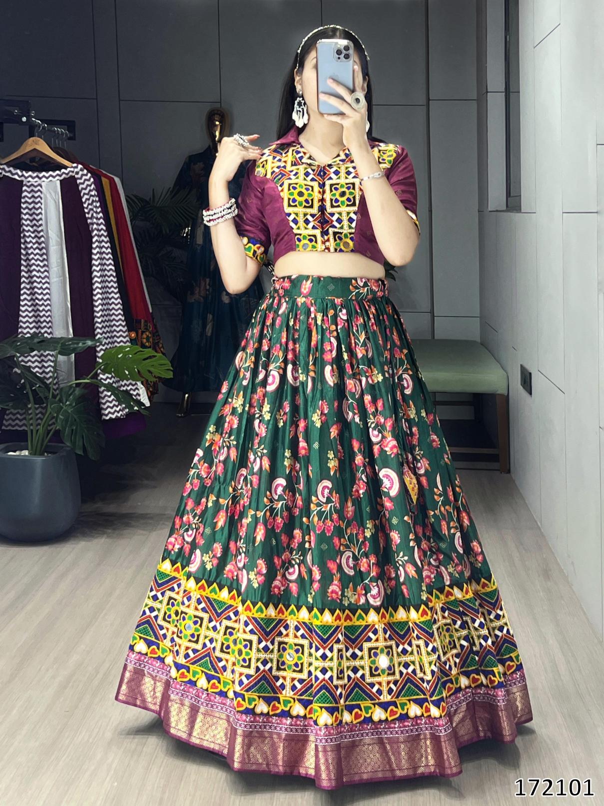 Festive Gamthi Work Ethnic Cordset – Fully Stitched, Vibrant Prints (Limited Edition)