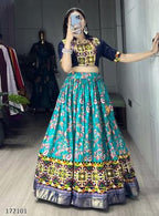 Festive Gamthi Work Ethnic Cordset – Fully Stitched, Vibrant Prints (Limited Edition)