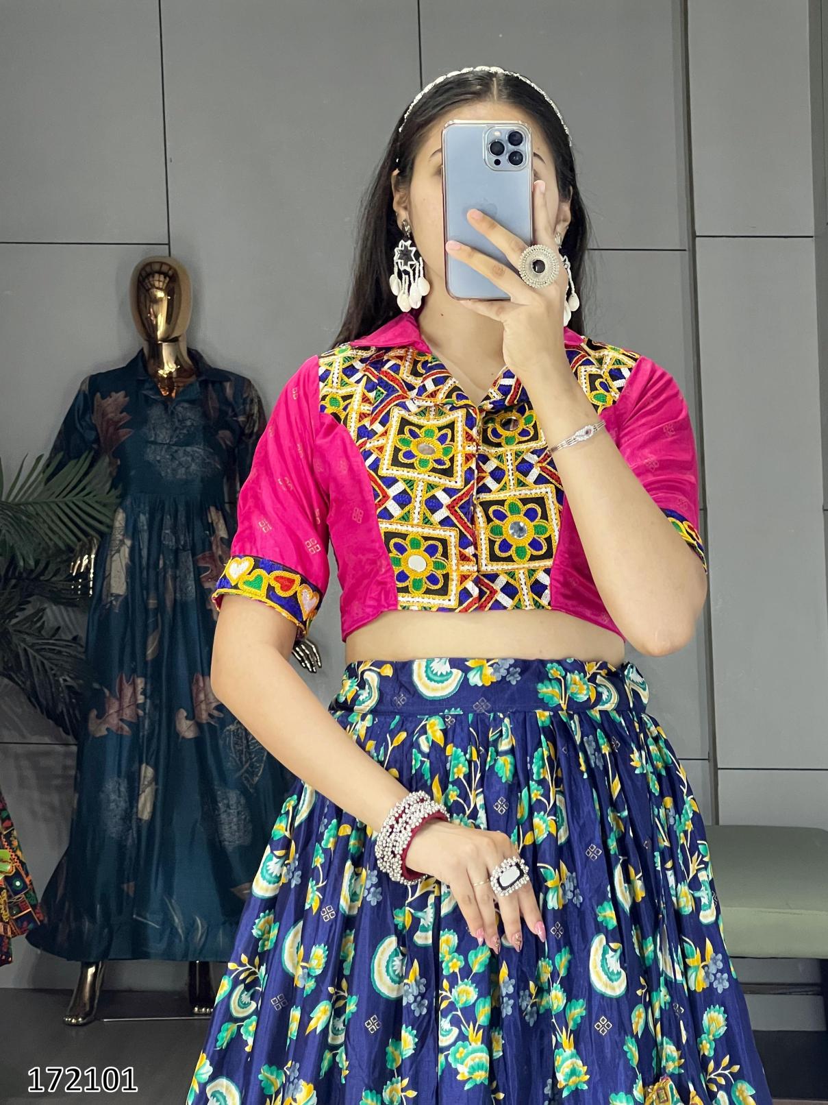 Festive Gamthi Work Ethnic Cordset – Fully Stitched, Vibrant Prints (Limited Edition)