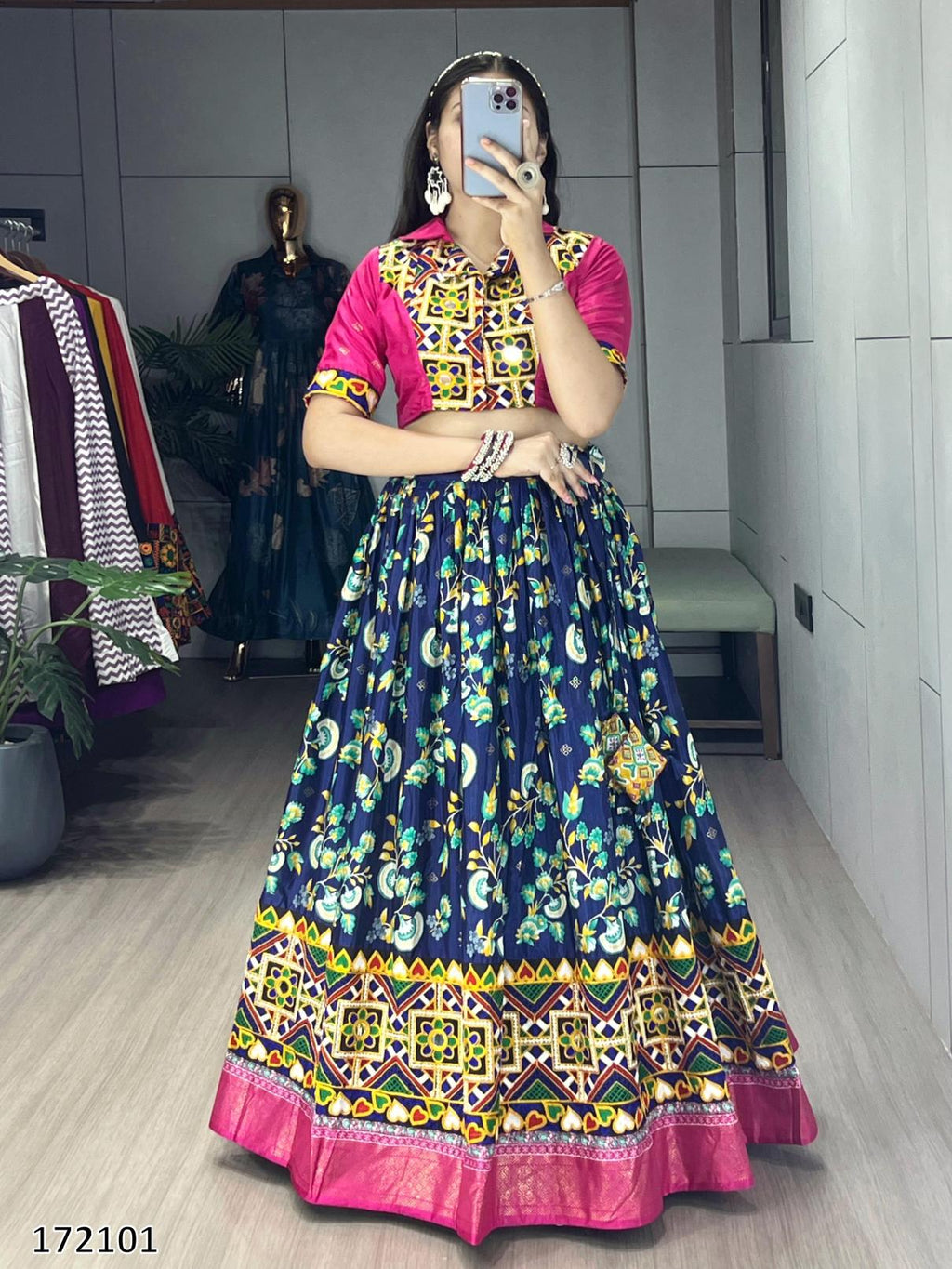 Festive Gamthi Work Ethnic Cordset – Fully Stitched, Vibrant Prints (Limited Edition)