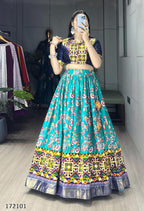 Festive Gamthi Work Ethnic Cordset – Fully Stitched, Vibrant Prints (Limited Edition)