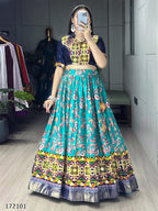 Festive Gamthi Work Ethnic Cordset – Fully Stitched, Vibrant Prints (Limited Edition)