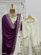 Elegant Embroidered Pakistani Suit Set with Dupatta