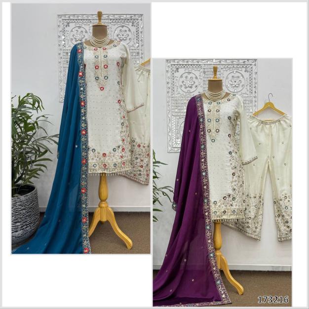 Elegant Embroidered Pakistani Suit Set with Dupatta