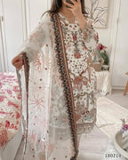 Midnight Majesty Designer  Embroidered Suit Set