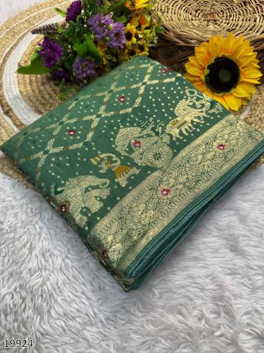 Royal Heritage Kolkata Meena Silk Viscose Saree