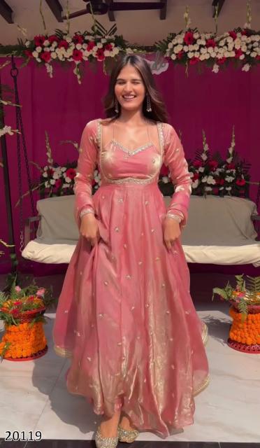 Premium Embroidered Anarkali Gown – A Must-Have for Every Celebration