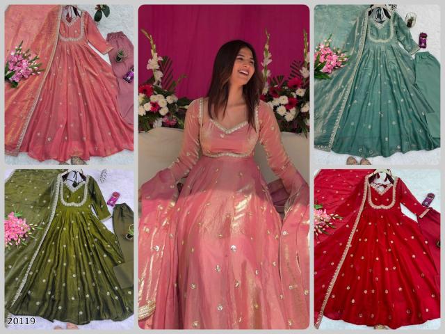 Premium Embroidered Anarkali Gown – A Must-Have for Every Celebration