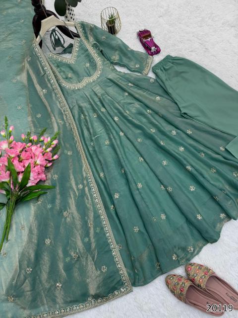 Premium Embroidered Anarkali Gown – A Must-Have for Every Celebration