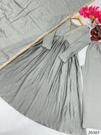 Designer Alia Cut Gown with Plazzo and Dupatta