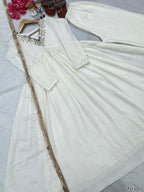 Designer Alia Cut Gown with Plazzo and Dupatta