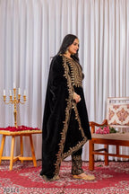 Royal Velvet Embroidered Suit Set – Luxury Party & Festive Wear for Women