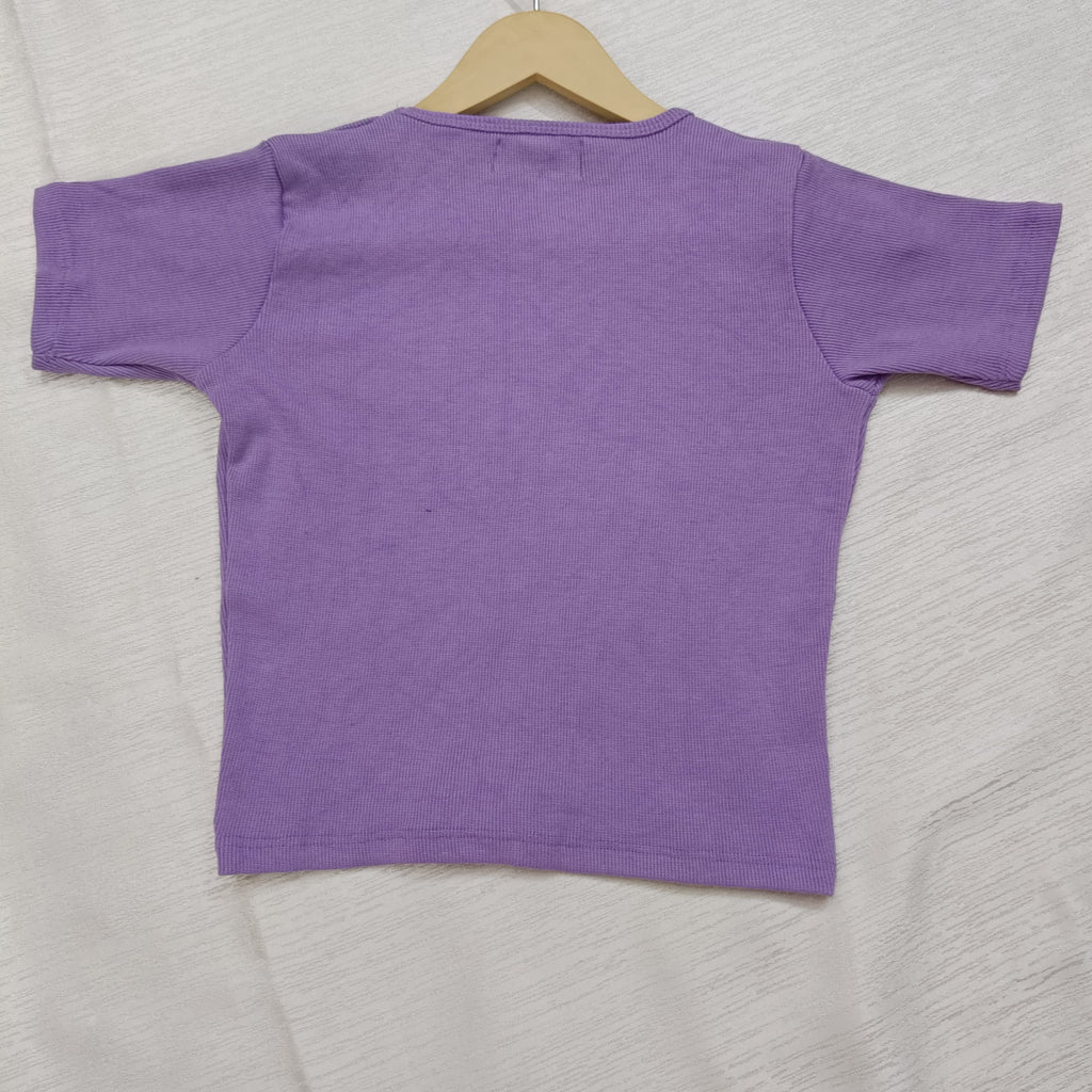 Trendy Heart Cut Ribbed Fitted Top for Women – Soft Stretchy Casual Wear