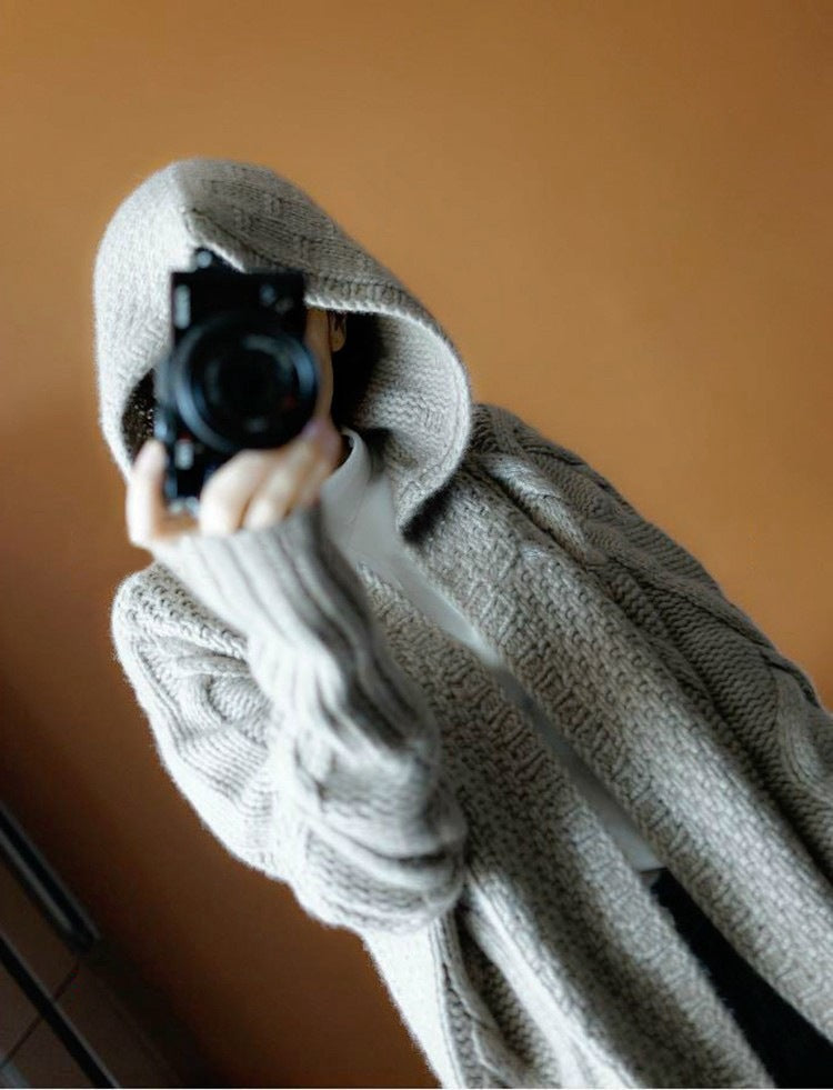 CozyLane Women’s Long Knit Cardigan Coat